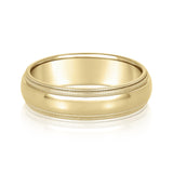 5mm-8mm Standard Weight Men's Gold Band