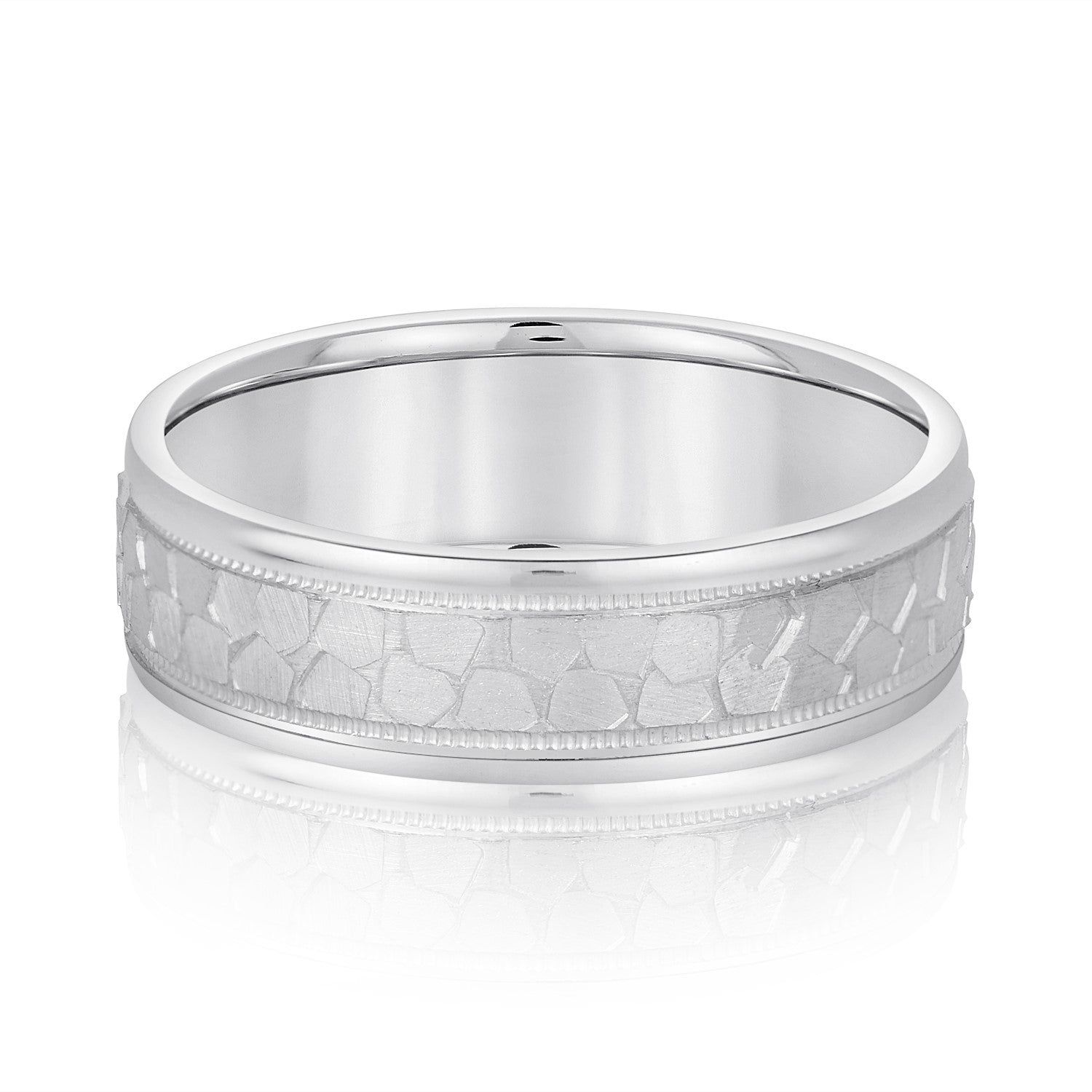5mm-8mm Standard Weight Men's Gold Band