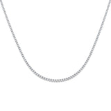 Ancut Tennis Necklace 2.5ct to 29ct Diamond Gold Platinum