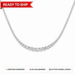 Lab grown diamond tennis bracelet