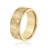 8mm Heavy Weight Men's Gold Band