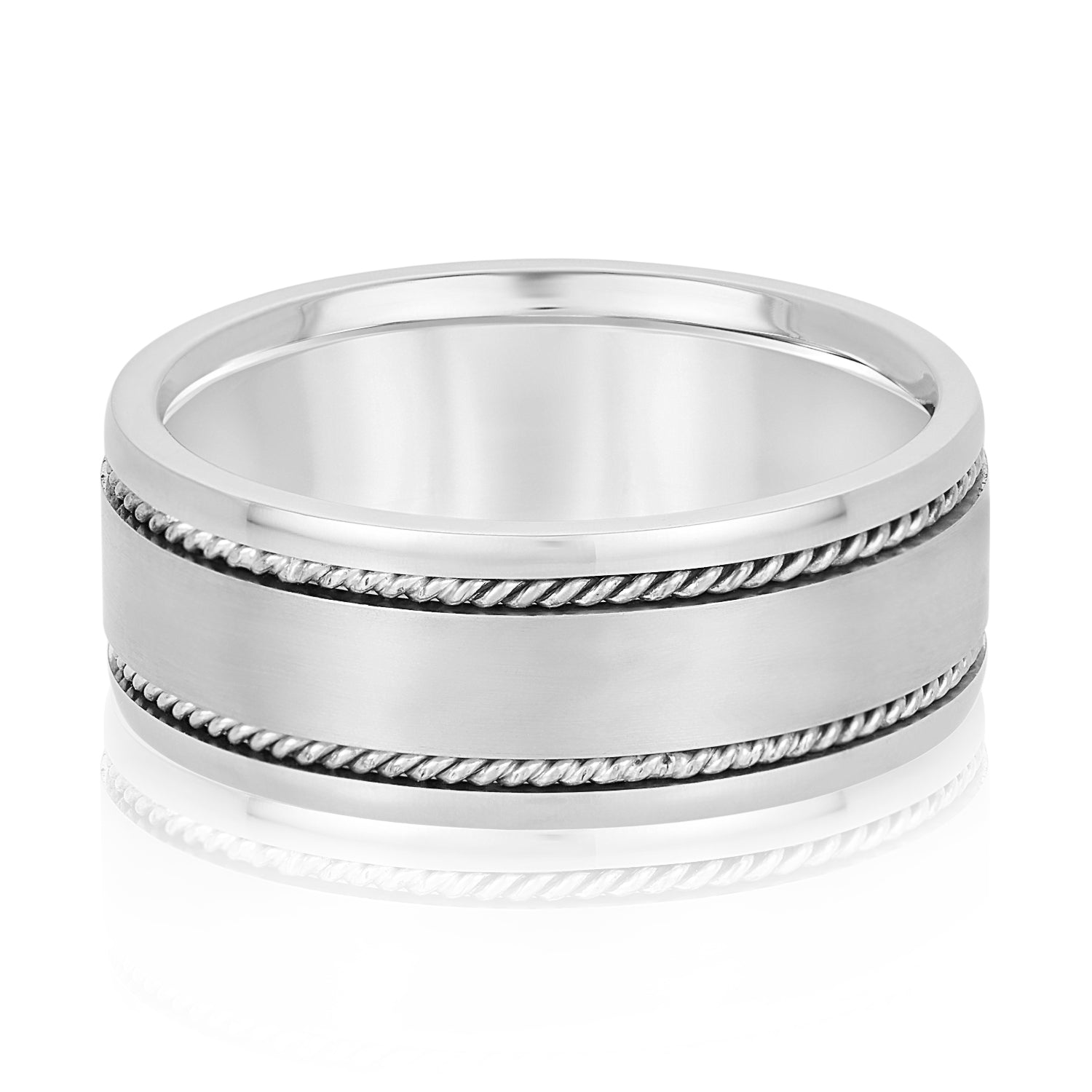 8mm Heavy Weight Men's Gold Band