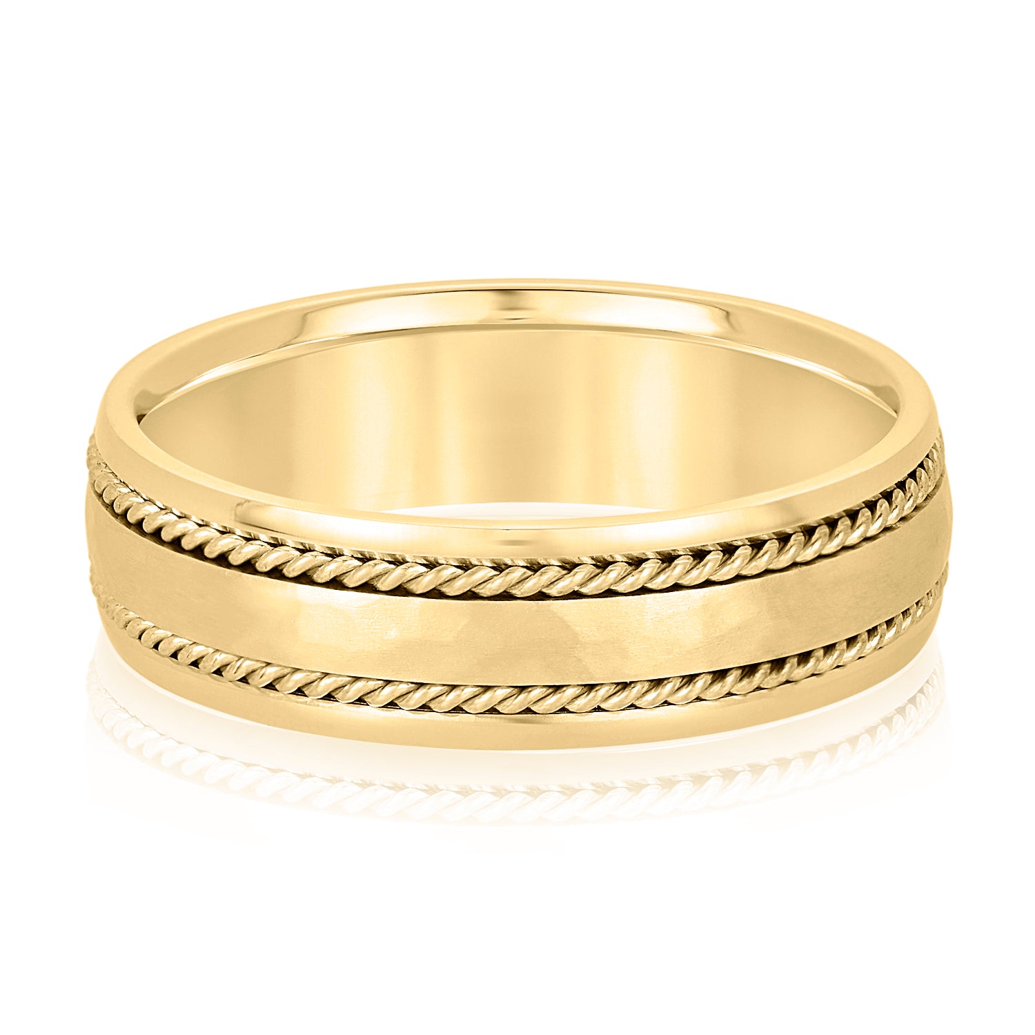6mm Heavy Weight Men's Gold Band
