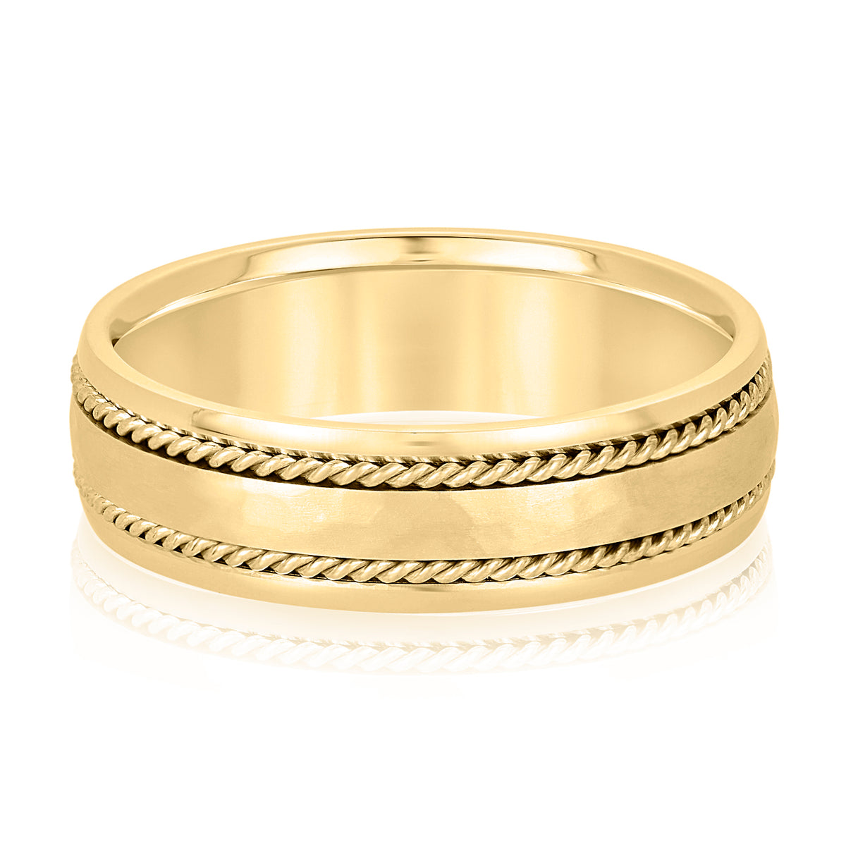 6mm Heavy Weight Men's Gold Band