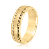 6mm Heavy Weight Men's Gold Band