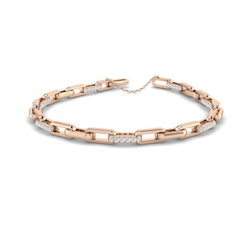 Close Up Natural Pave Diamond Bracelet