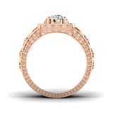 Gold Men’s Lab Grown Diamond Ring UK elegant design