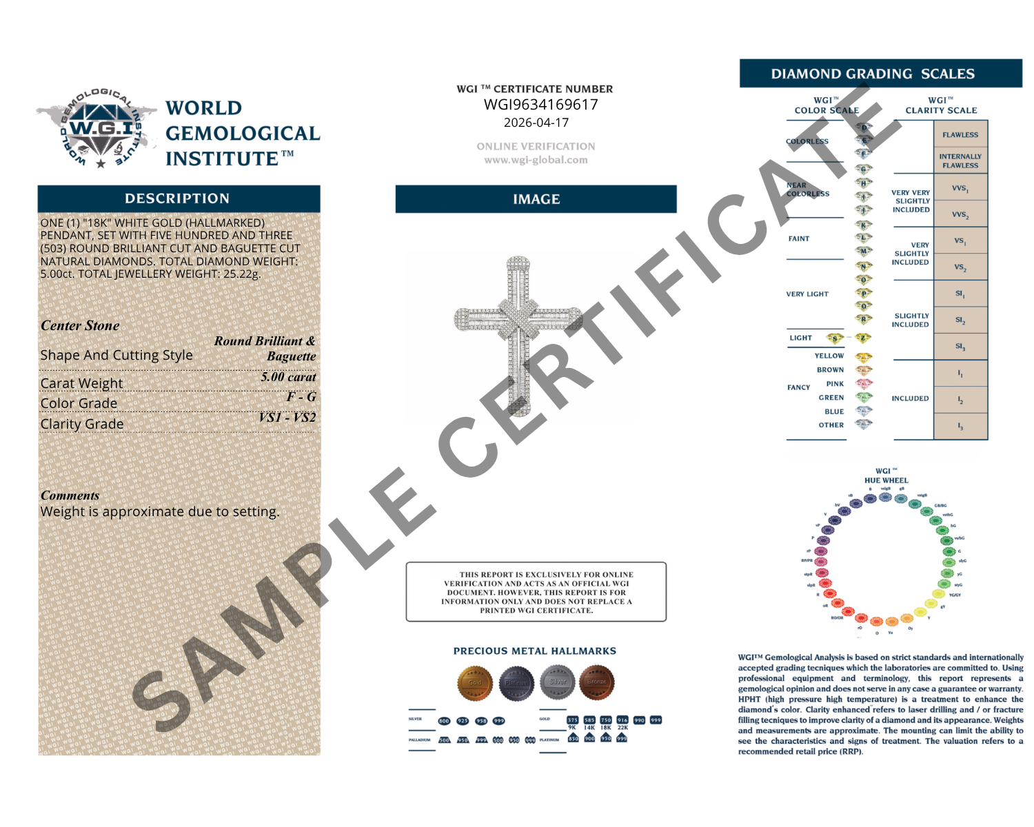 "WGI CERTIFICATE"