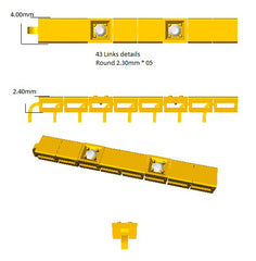 0.30Carat Natural Round Diamond Tennis Bracelets 14k Yellow Gold Ready To Ship