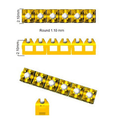 0.50Carat Natural Round Diamond Tennis Bracelets 9k Yellow Gold Ready To Ship