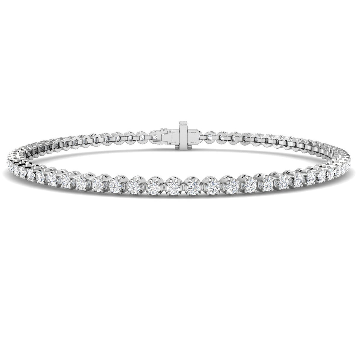1.92ct Diamond Bracelet in 9K White Gold