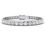 8.67ct Natural Diamond Bracelet in 18K White Gold