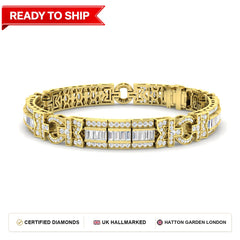 Lab grown diamond tennis bracelet