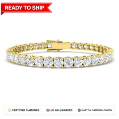 Lab grown diamond tennis bracelet