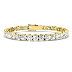 14.43ct Lab Grown Diamond Bracelet in 9K Yellow Gold