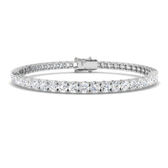8.02ct Diamond Bracelet in 9K White Gold