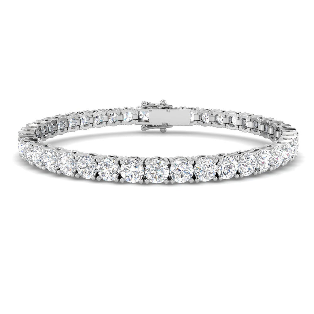 12.12ct Lab Grown Diamond Bracelet in 9K White Gold