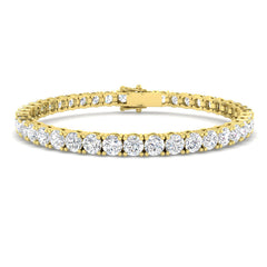12.12ct Diamond Bracelet in 9K Yellow Gold