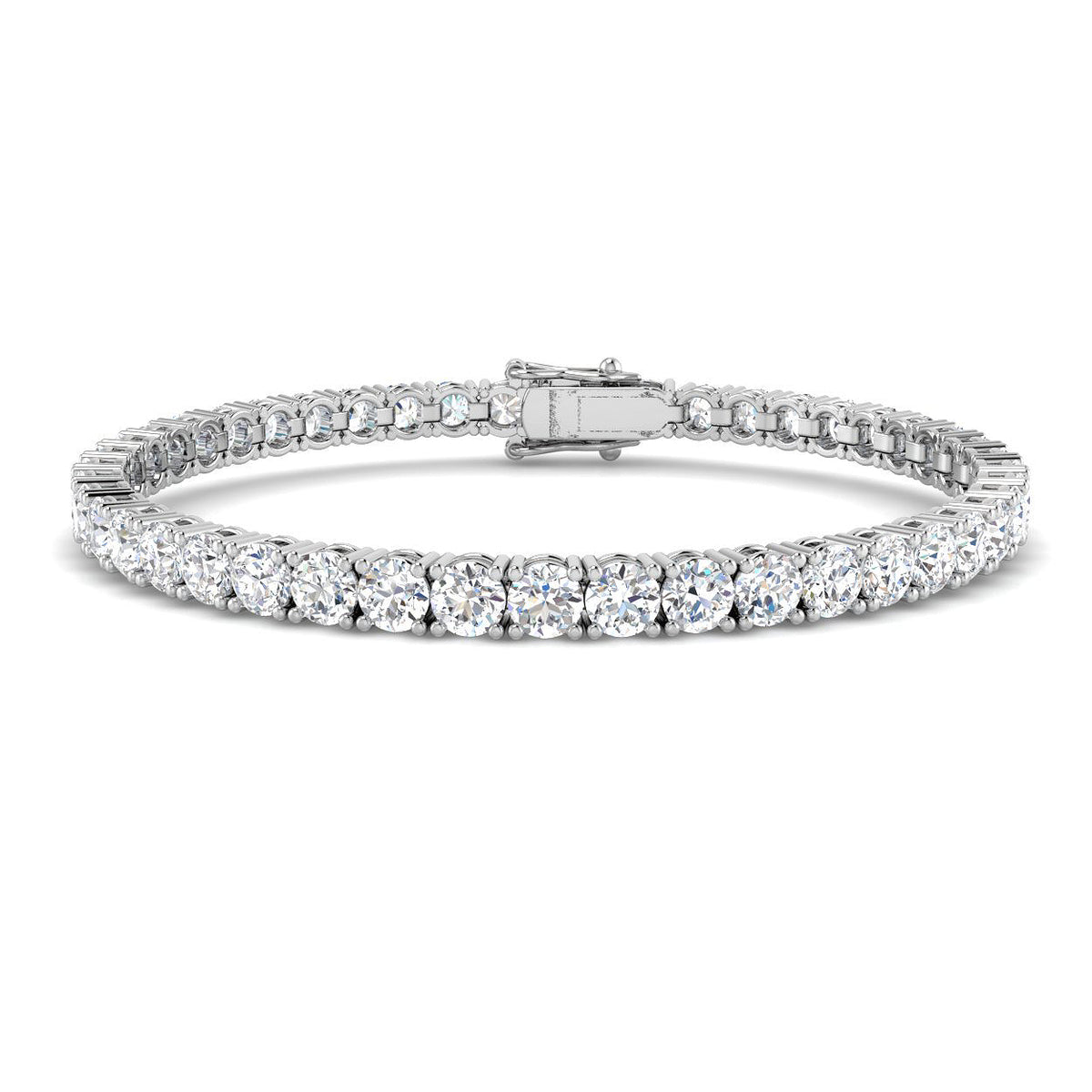11.00ct Diamond Tennis Bracelet in 18K White Gold