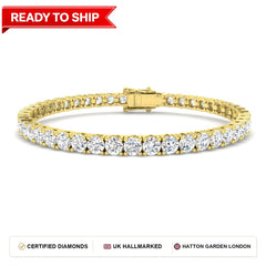 Lab grown diamond tennis bracelet