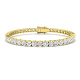 10.80ct Diamond Bracelet in 9K Yellow Gold
