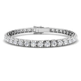 7.12ct Natural Diamond Bracelet in 18K White Gold