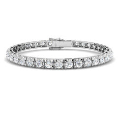 7.12ct Natural Diamond Bracelet in 18K White Gold