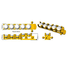 Lab Grown Diamond Bracelet in 9K Yellow Gold