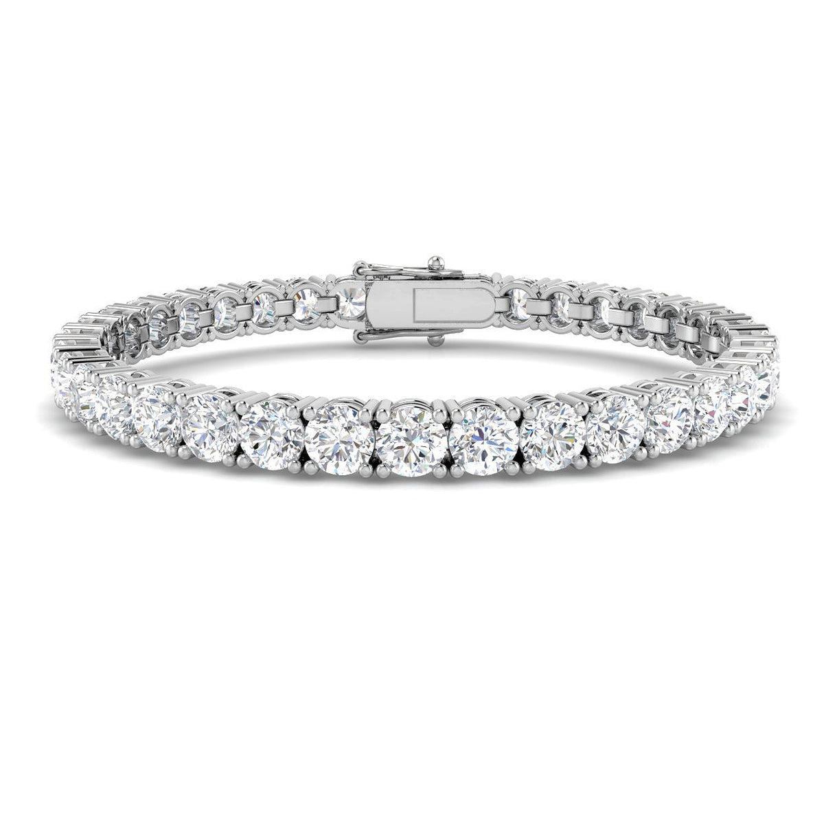 17.42ct Lab Grown Diamond Bracelet in 9K White Gold