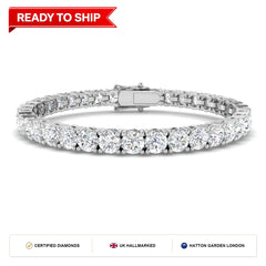 Lab grown diamond tennis bracelet
