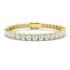 17.42ct Lab Grown Diamond Bracelet in 9K Yellow Gold