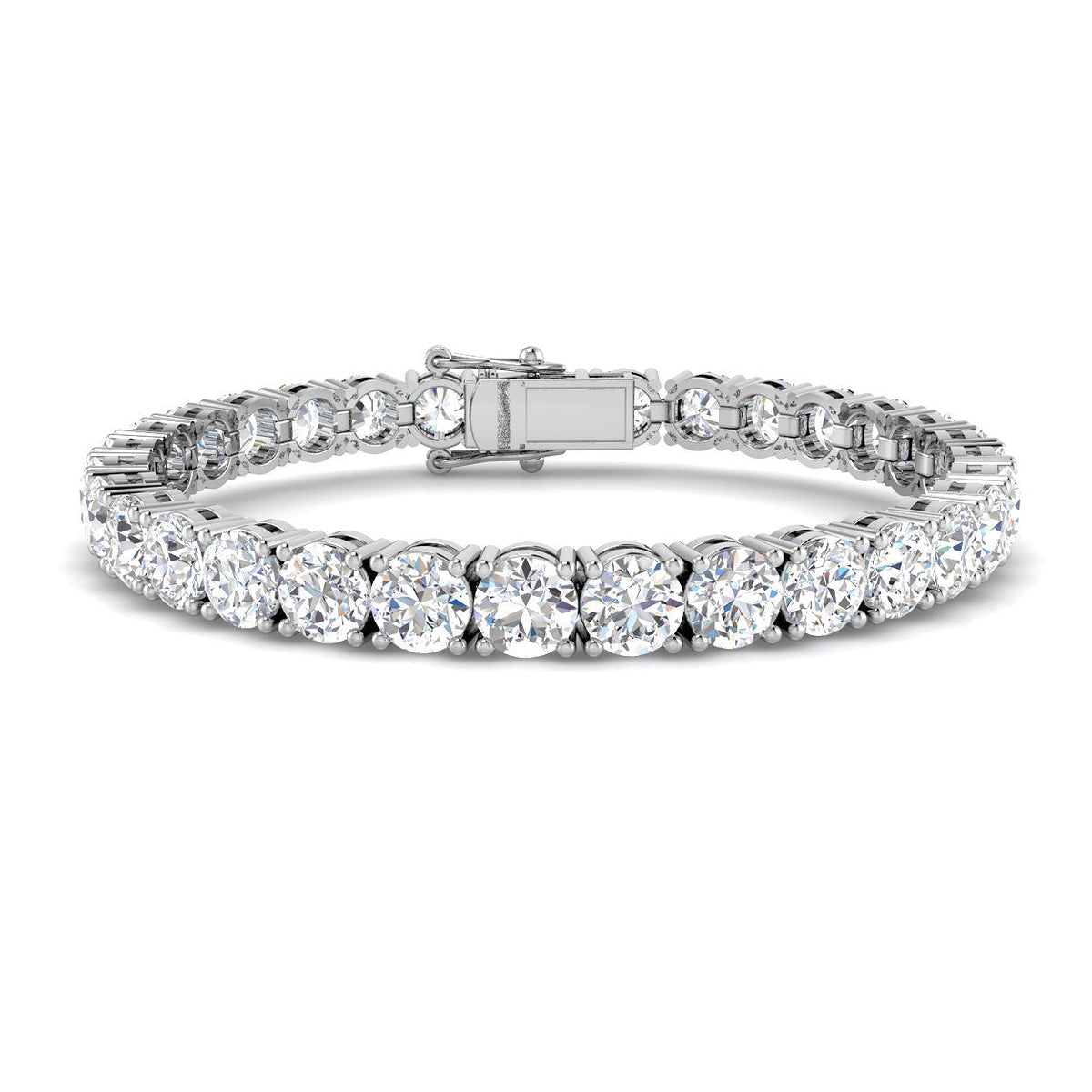 22.54ct Lab Grown Diamond Bracelet in 9K White Gold