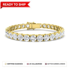 Lab grown diamond tennis bracelet