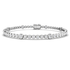 Lab grown diamond tennis bracelet
