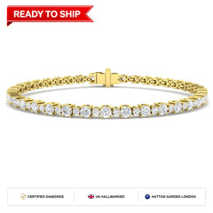 Lab grown diamond tennis bracelet