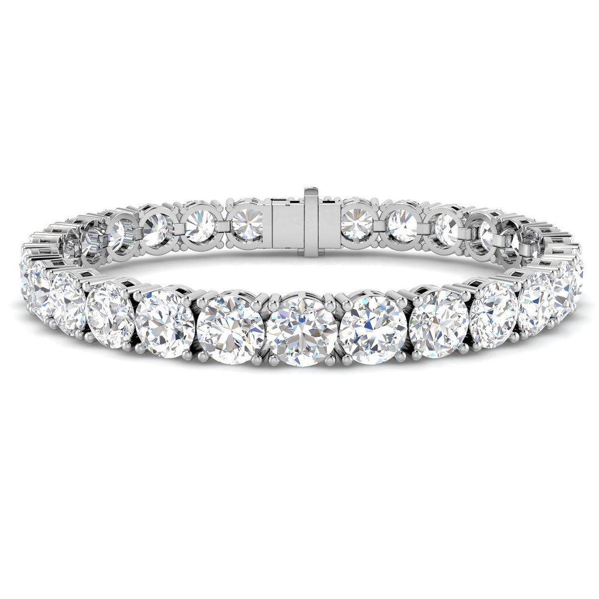 Lab grown diamond tennis bracelet