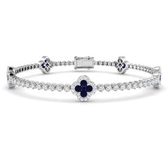 2.73ct Natural Diamond Bracelet in 18K White Gold