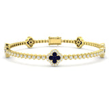 2.73ct Natural Diamond Bracelet in 18K Yellow Gold