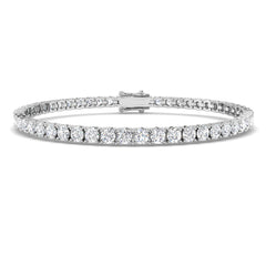 6.99ct Lab Grown Diamond Bracelet in 9K White Gold