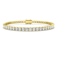 6.99ct Lab Grown Diamond Bracelet in 18K Yellow Gold