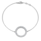 9ct White Gold 0.32ct Lab Grown Diamond Bracelet