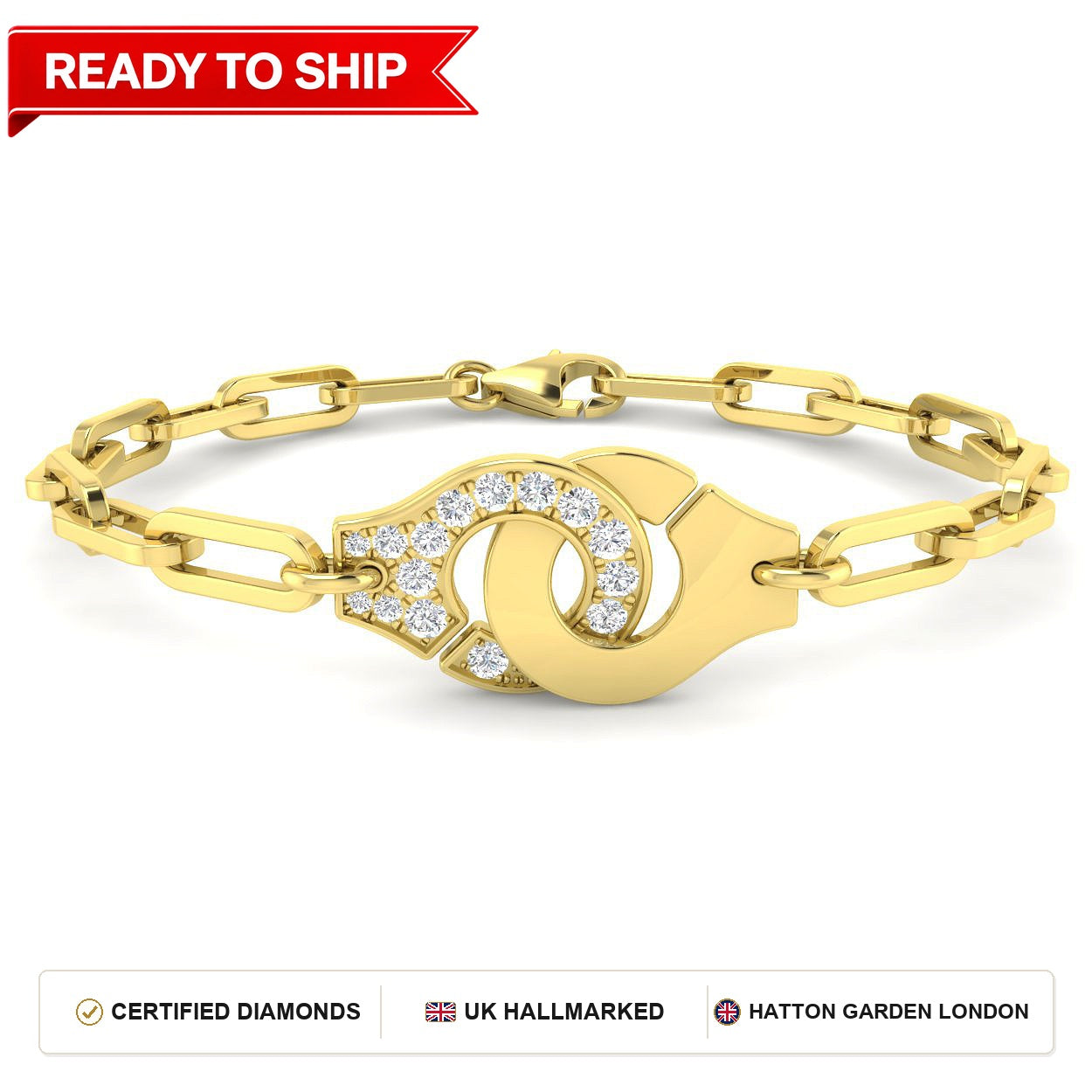 Lab grown diamond tennis bracelet