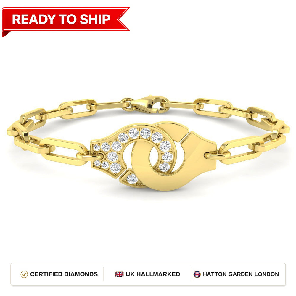 Lab grown diamond tennis bracelet