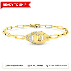 Lab grown diamond tennis bracelet