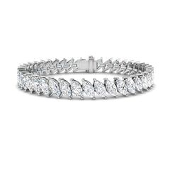 12.09ct Diamond Bracelet in 9K White Gold