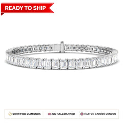 Lab grown diamond tennis bracelet