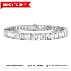 Lab grown diamond tennis bracelet