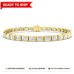 Lab grown diamond tennis bracelet