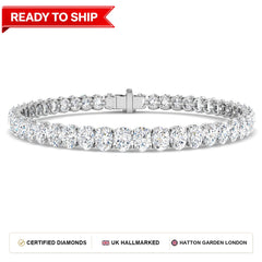 Lab grown diamond tennis bracelet