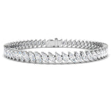 8.63ct Diamond Bracelet in 9K White Gold